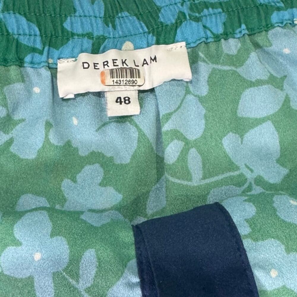 Derek Lam Crosby Floral Popover Midi Dress Size 12 - Picture 9 of 15